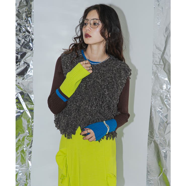 フリンジニットベスト 韓国 夢展望 | 夢展望 | 詳細画像8 
