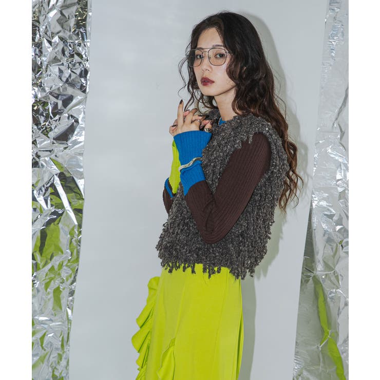 フリンジニットベスト 韓国 夢展望 | 夢展望 | 詳細画像9 