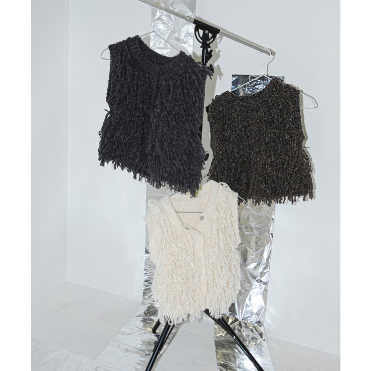 フリンジニットベスト 韓国 夢展望 | 夢展望 | 詳細画像18 