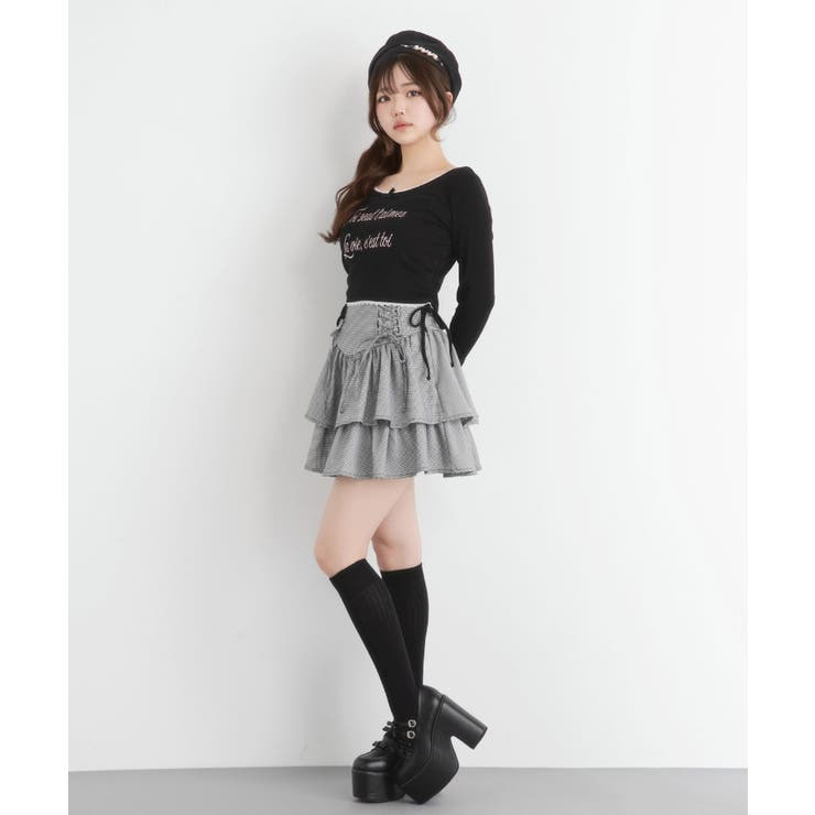 刺?レタリングクロップドカットソー【大きいサイズ有り】 量産型 地雷系 夢展望 | DearMyLove | 詳細画像12 