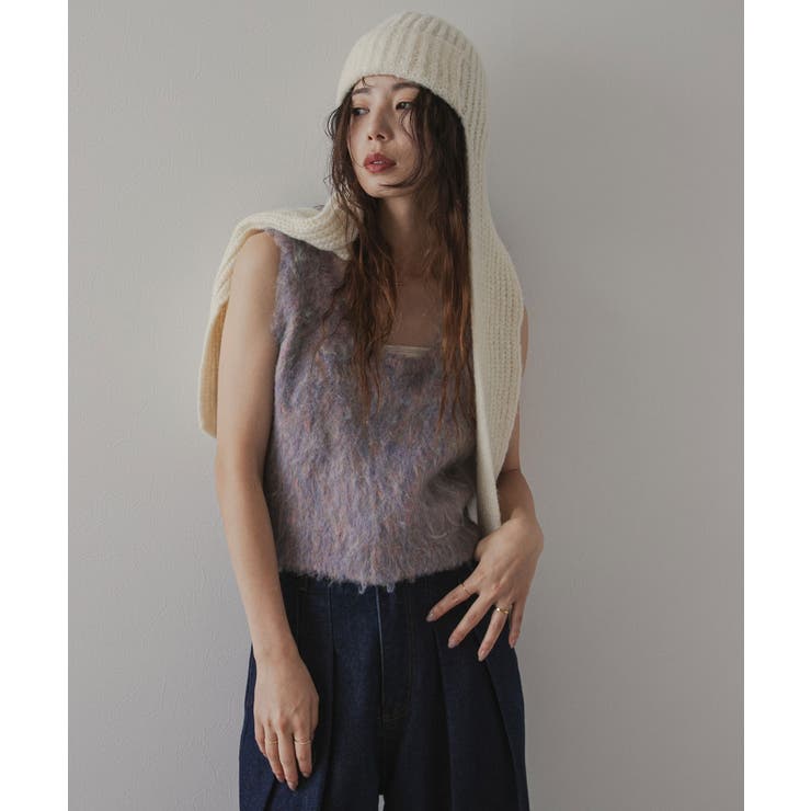 ミックスシャギーニットビスチェ 韓国 夢展望 | 夢展望 | 詳細画像13 