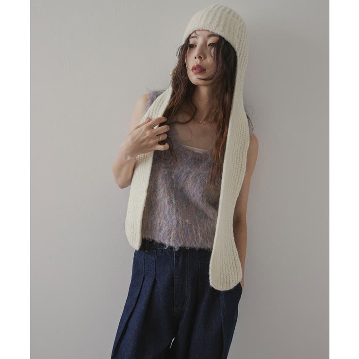 ミックスシャギーニットビスチェ 韓国 夢展望 | 夢展望 | 詳細画像15 