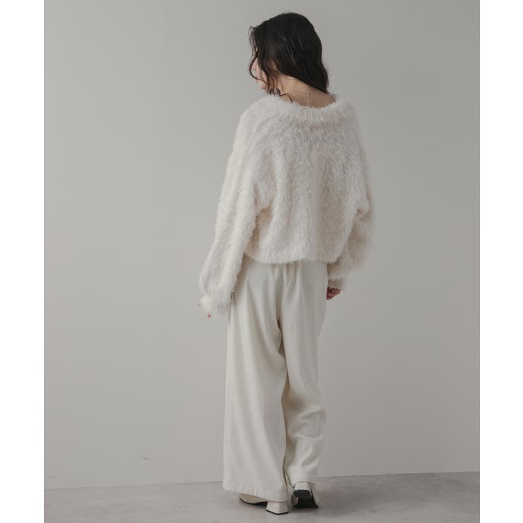 フェザーヤーンカーディガン 韓国 夢展望 | 夢展望 | 詳細画像3 