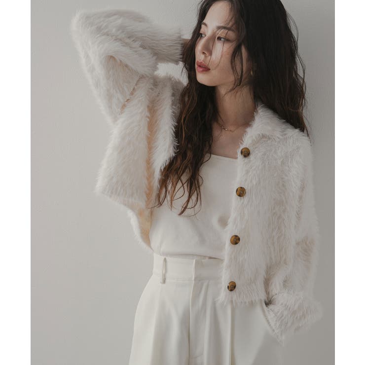 フェザーヤーンカーディガン 韓国 夢展望 | 夢展望 | 詳細画像5 