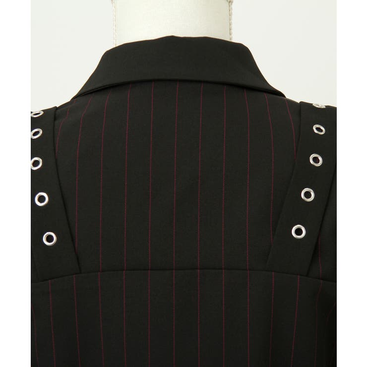 角襟十字架スタッズベルトティアードワンピース 量産型 地雷系 夢展望 | DearMyLove | 詳細画像25