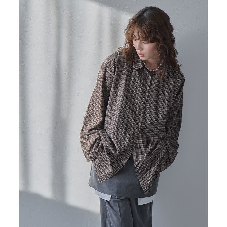 ビックカフスチェックシャツ 韓国 夢展望 | 夢展望 | 詳細画像4 