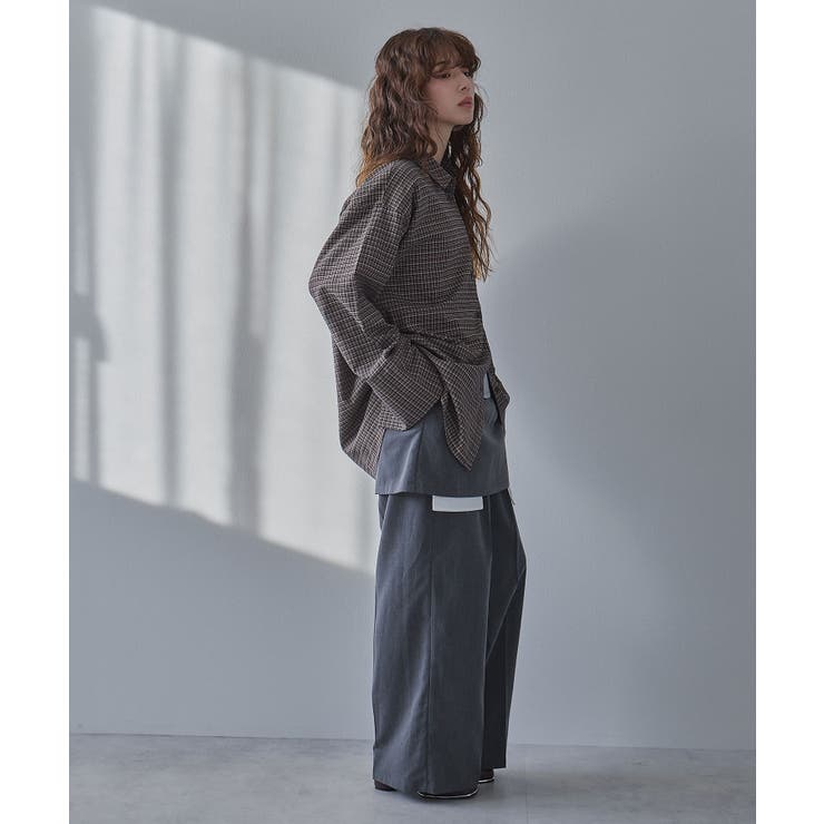 ビックカフスチェックシャツ 韓国 夢展望 | 夢展望 | 詳細画像5 