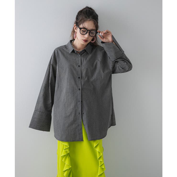 ビックカフスチェックシャツ 韓国 夢展望 | 夢展望 | 詳細画像8 