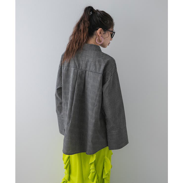 ビックカフスチェックシャツ 韓国 夢展望 | 夢展望 | 詳細画像9 