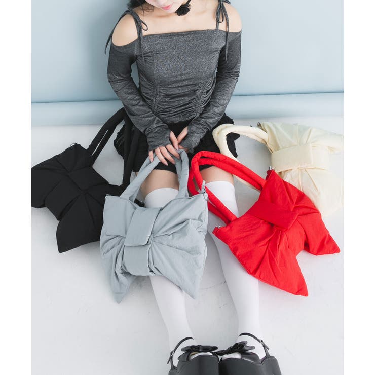 2wayリボントートバッグ 量産型 地雷系 夢展望 | DearMyLove | 詳細画像7 