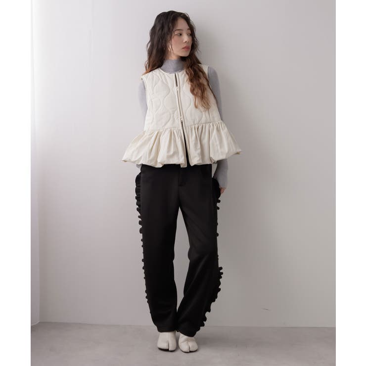 フレアキルティングベスト 韓国 夢展望 | 夢展望 | 詳細画像2 