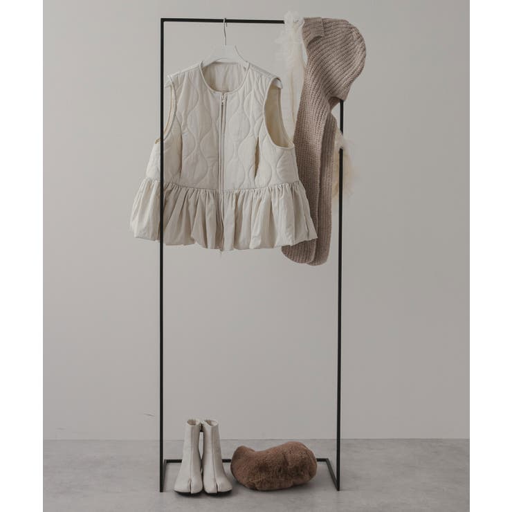 フレアキルティングベスト 韓国 夢展望 | 夢展望 | 詳細画像14 