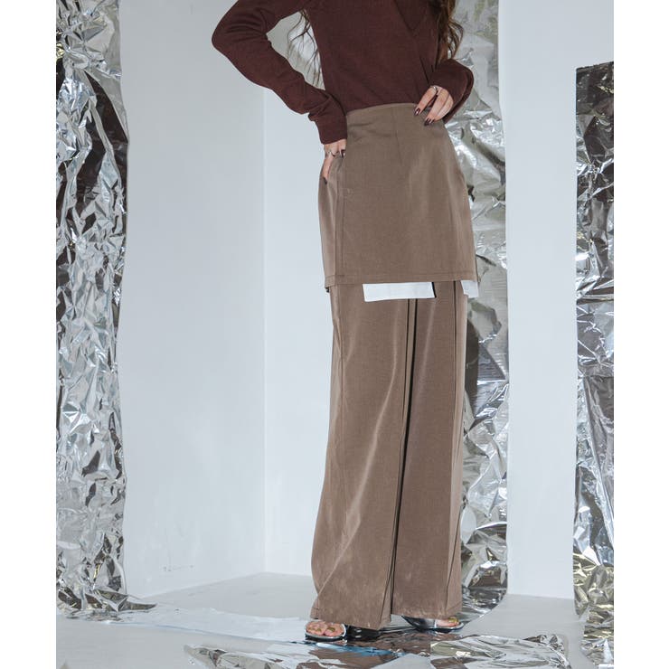 ポケットデザインパンツスカートセット 韓国 夢展望 | 夢展望 | 詳細画像6 