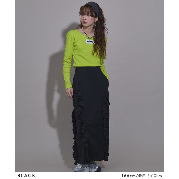 ポンチフリルナロースカート 韓国 夢展望 | 夢展望 | 詳細画像2 