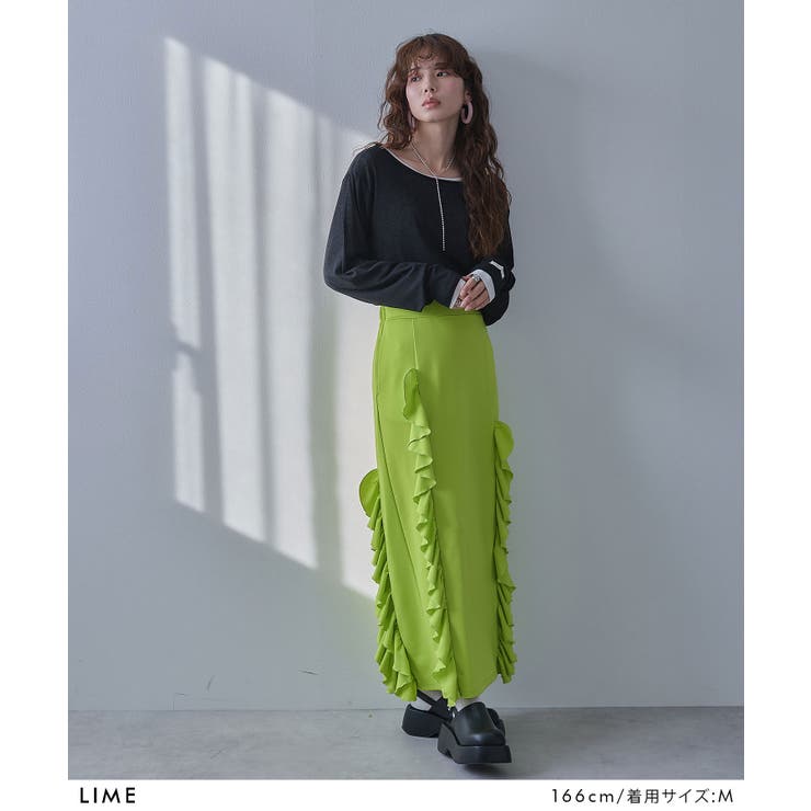 ポンチフリルナロースカート 韓国 夢展望 | 夢展望 | 詳細画像8 