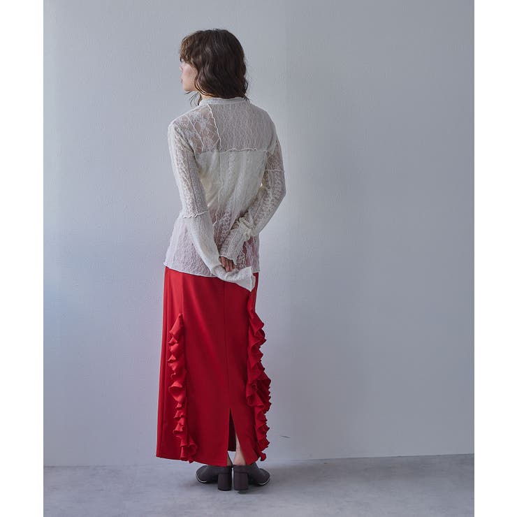 ポンチフリルナロースカート 韓国 夢展望 | 夢展望 | 詳細画像19 