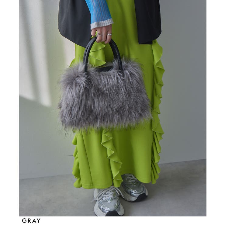 カラーファーボストンバッグ 韓国 夢展望 | 夢展望 | 詳細画像6 