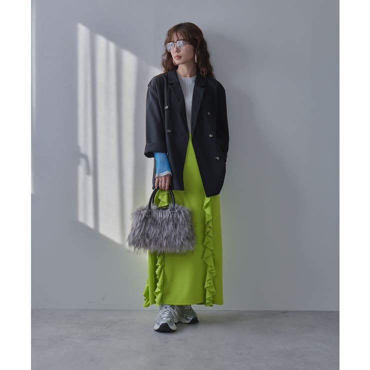 カラーファーボストンバッグ 韓国 夢展望 | 夢展望 | 詳細画像8 