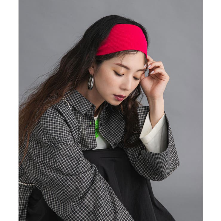 【最上もが着用】カラーリブヘアーバンド 韓国 夢展望 | 夢展望 | 詳細画像12 
