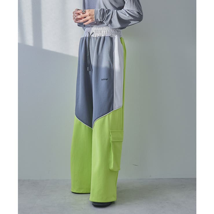 【ユニセックス】配色カラーラインジャージパンツ/スウェットパンツ 韓国 夢展望 | 夢展望 | 詳細画像3 