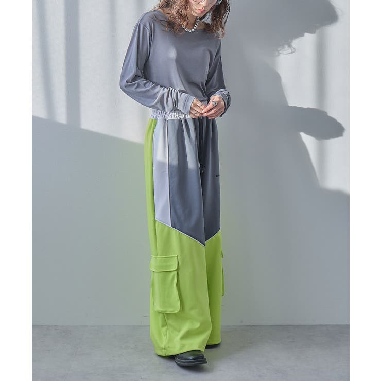 【ユニセックス】配色カラーラインジャージパンツ/スウェットパンツ 韓国 夢展望 | 夢展望 | 詳細画像4 