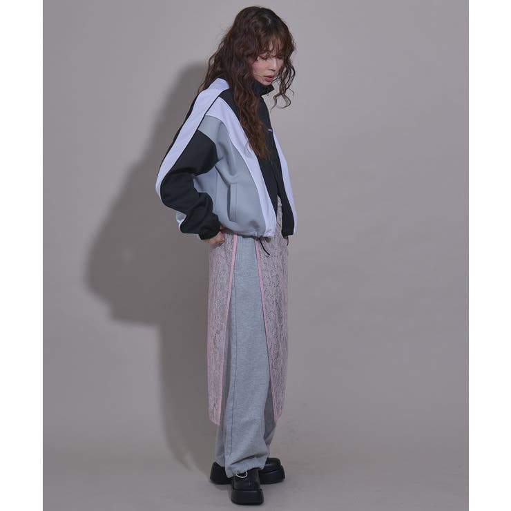 【ユニセックス】配色カラージャージトラックジャケット 韓国 夢展望 | 夢展望 | 詳細画像5 