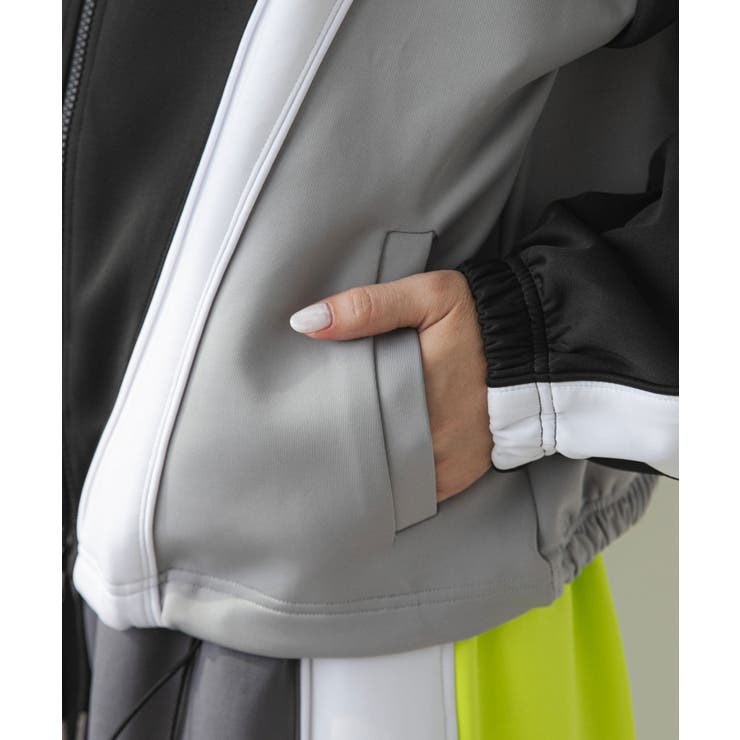 【ユニセックス】配色カラージャージトラックジャケット 韓国 夢展望 | 夢展望 | 詳細画像22 