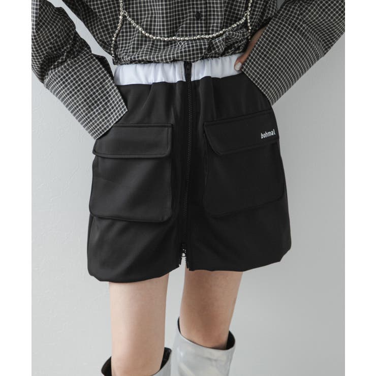 配色カラーバルーンミニジャージスカート 韓国 夢展望 | 夢展望 | 詳細画像20 