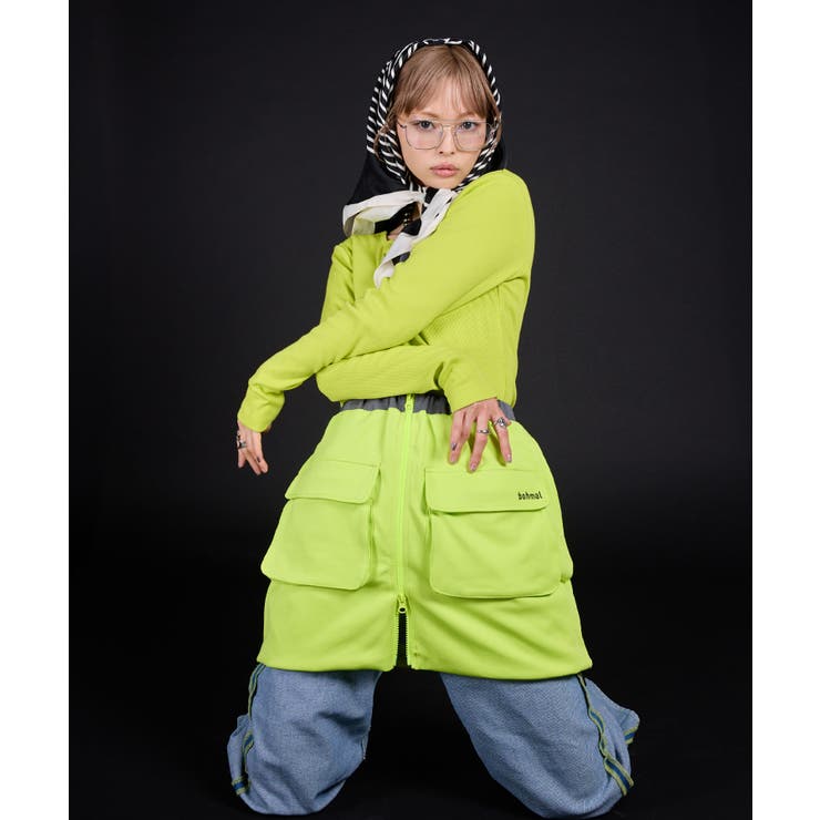 【最上もが着用】配色カラーバルーンミニジャージスカート 韓国 夢展望 | 夢展望 | 詳細画像8 