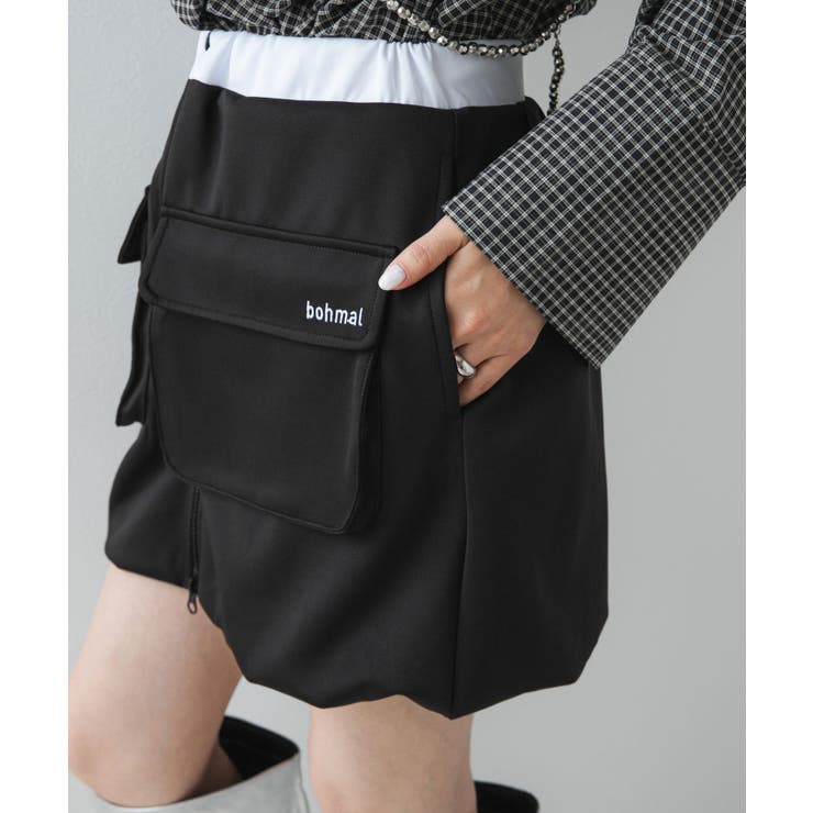 【最上もが着用】配色カラーバルーンミニジャージスカート 韓国 夢展望 | 夢展望 | 詳細画像22 