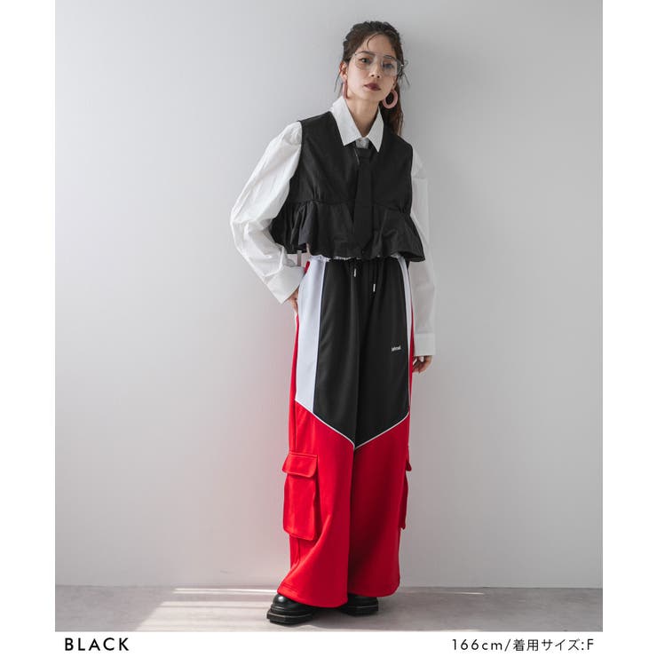 【最上もが着用】ビスチェデザインバルーンベストトップス 韓国 夢展望 | 夢展望 | 詳細画像2 