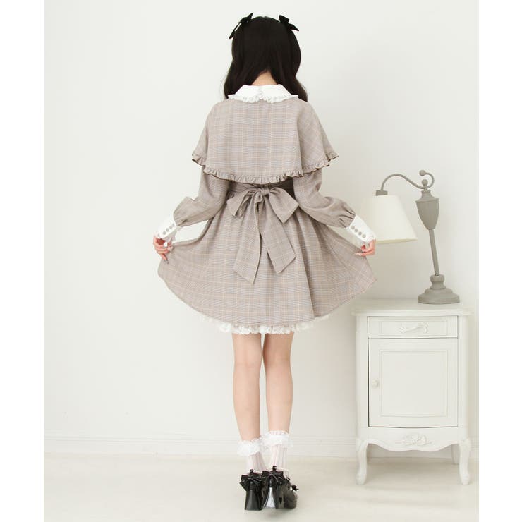 2wayケープお嬢様ワンピース 量産型 地雷系 夢展望 | DearMyLove | 詳細画像7 