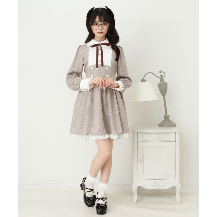 2wayケープお嬢様ワンピース 量産型 地雷系 夢展望 | DearMyLove | 詳細画像11 