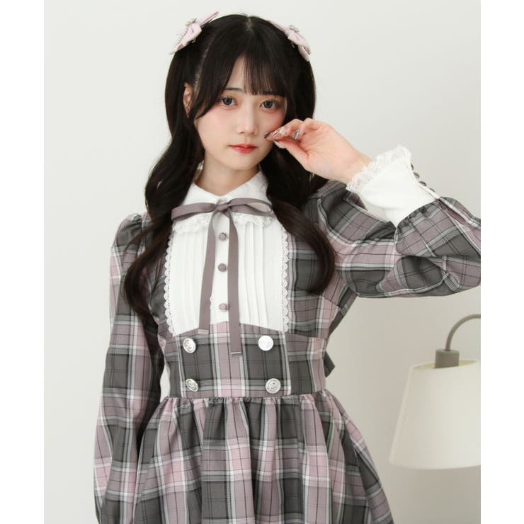 2wayケープお嬢様ワンピース 量産型 地雷系 夢展望 | DearMyLove | 詳細画像18 