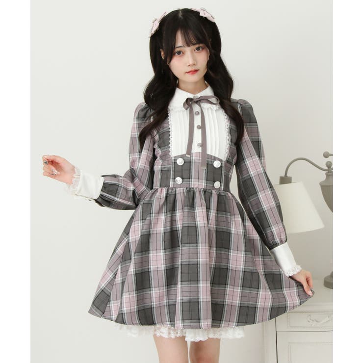 2wayケープお嬢様ワンピース 量産型 地雷系 夢展望 | DearMyLove | 詳細画像20 