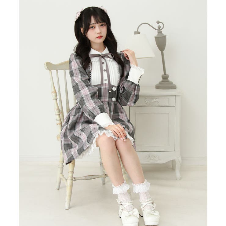 2wayケープお嬢様ワンピース 量産型 地雷系 夢展望 | DearMyLove | 詳細画像22 