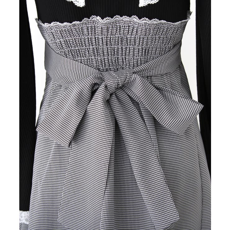 ドッキングリブカットリボンワンピース 量産型 地雷系 夢展望 | DearMyLove | 詳細画像31 