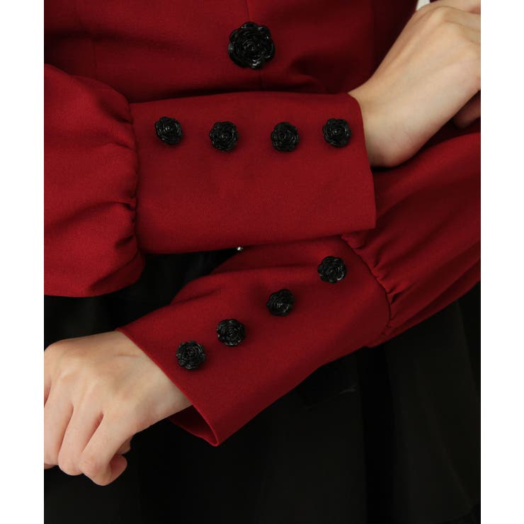 ゴシック風十字架バラレースフリルセーラーブラウス 量産型 地雷系 夢展望 | DearMyLove | 詳細画像27 