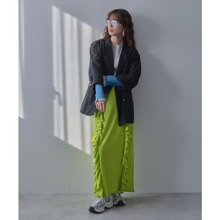 【26aw】フレア袖配色プルオーバーニット 韓国 夢展望 | 夢展望 | 詳細画像28 