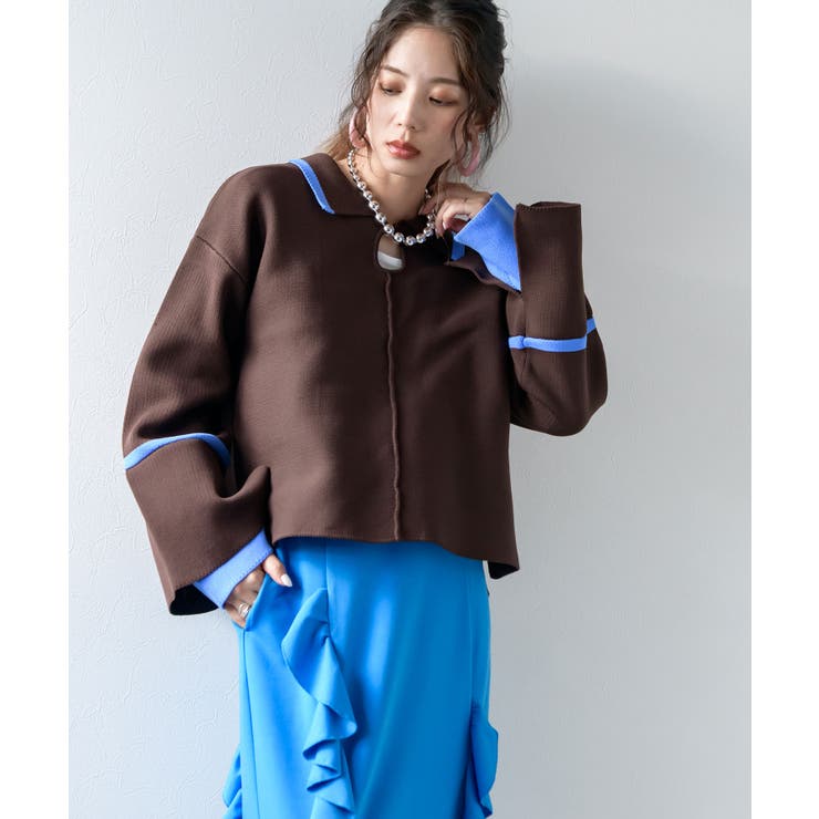 ダンボールヘンリーネックプルオーバーニット 韓国 夢展望 | 夢展望 | 詳細画像10 