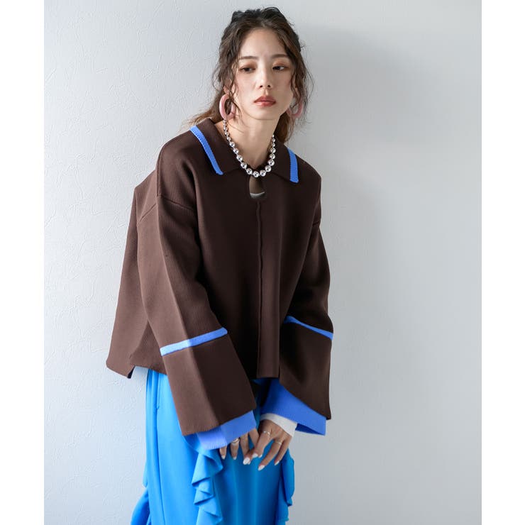 ダンボールヘンリーネックプルオーバーニット 韓国 夢展望 | 夢展望 | 詳細画像12 