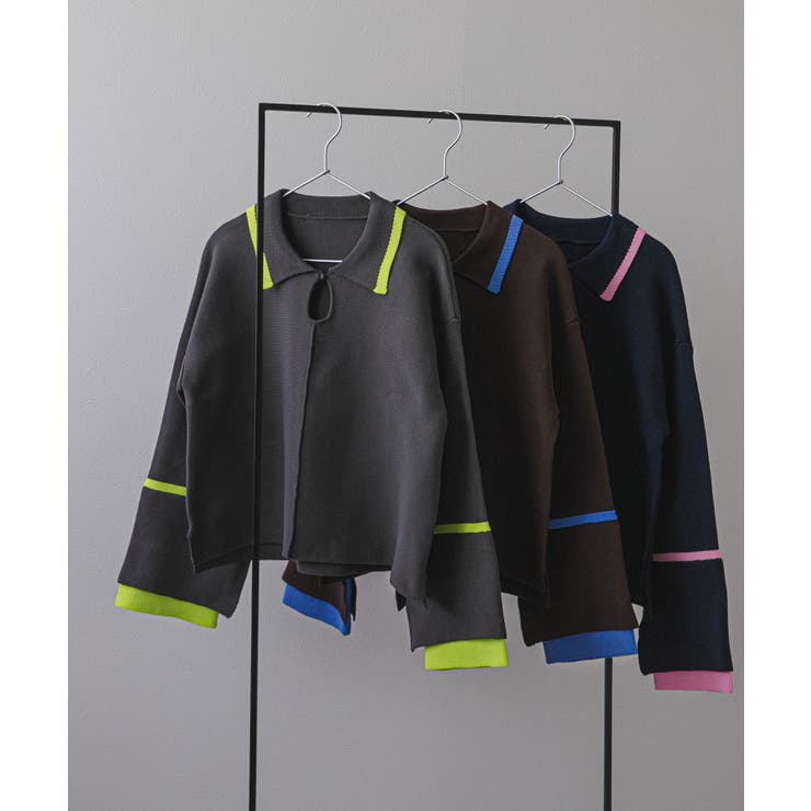 ダンボールヘンリーネックプルオーバーニット 韓国 夢展望 | 夢展望 | 詳細画像17 