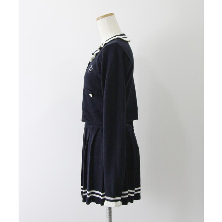 襟付きニットプリーツミニセットアップ【大きいサイズ有り】 量産型 地雷系 | DearMyLove | 詳細画像20 