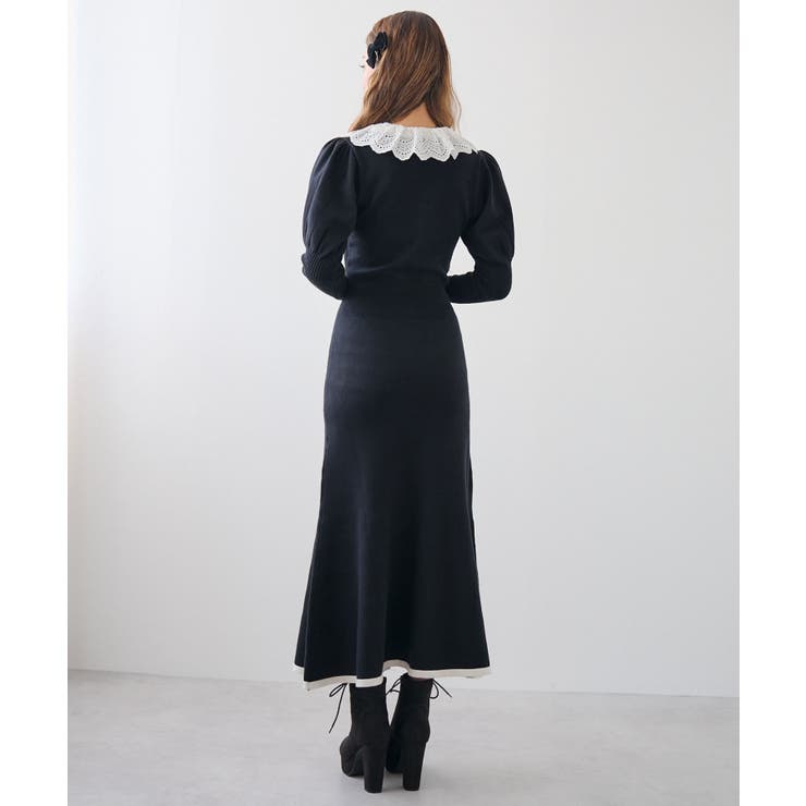 マルチWAY配色ニットワンピース【大きいサイズ有り】 量産型 地雷系 夢展望 | DearMyLove | 詳細画像9 