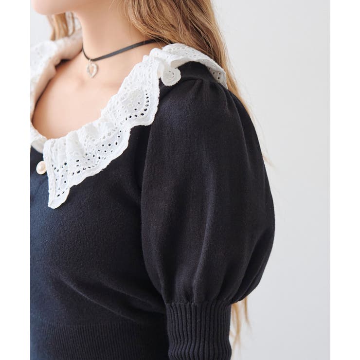 マルチWAY配色ニットワンピース【大きいサイズ有り】 量産型 地雷系 夢展望 | DearMyLove | 詳細画像16 