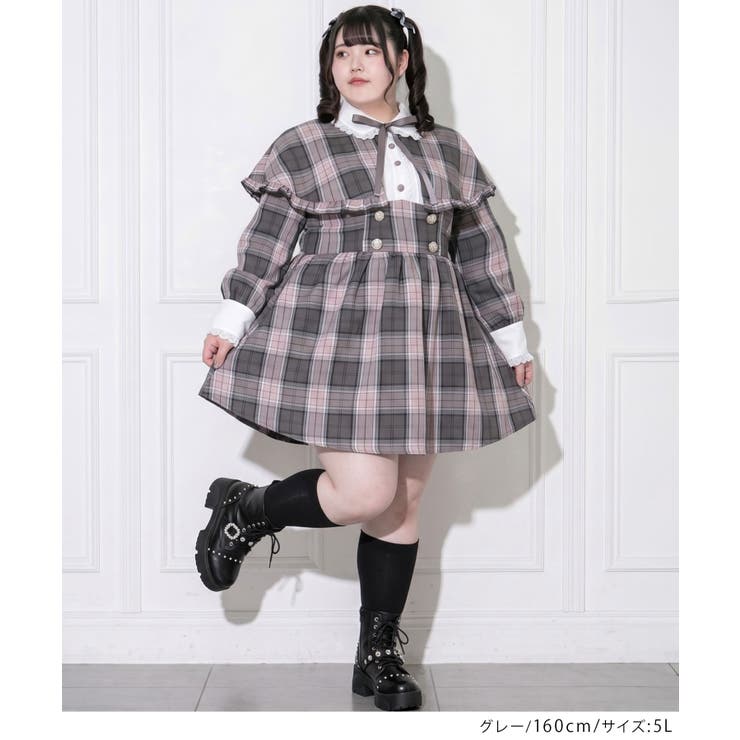 2wayケープお嬢様ワンピース 韓国 夢展望 | 夢展望 | 詳細画像6 
