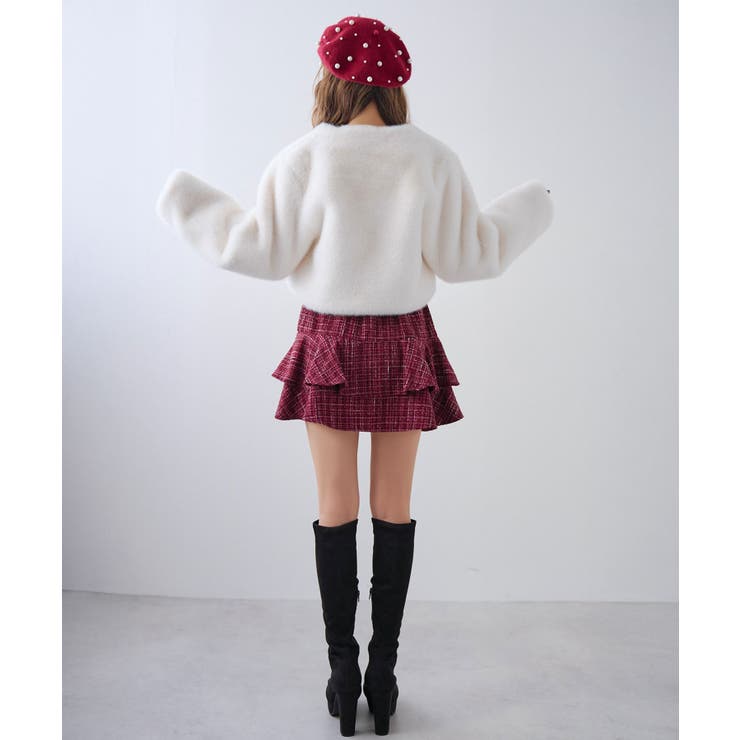 フェイクファーティペット付きショートコート【大きいサイズ有り】 量産型 地雷系 | DearMyLove | 詳細画像10 