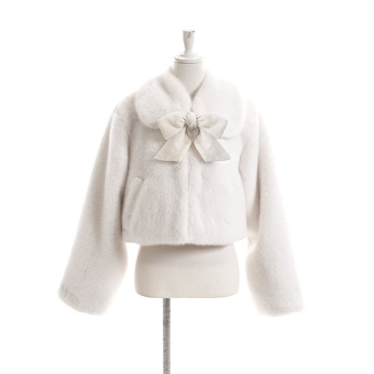 フェイクファーティペット付きショートコート 量産型 地雷系 | DearMyLove | 詳細画像13 