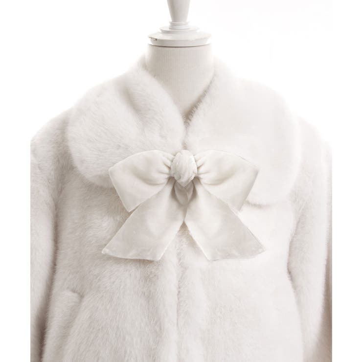 フェイクファーティペット付きショートコート 量産型 地雷系 | DearMyLove | 詳細画像17 