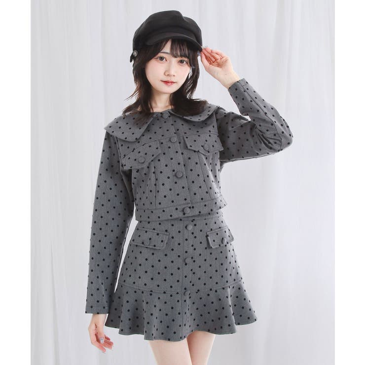 丸襟ドットセットアップ【大きいサイズ有り】 量産型 地雷系 夢展望 | DearMyLove | 詳細画像3 